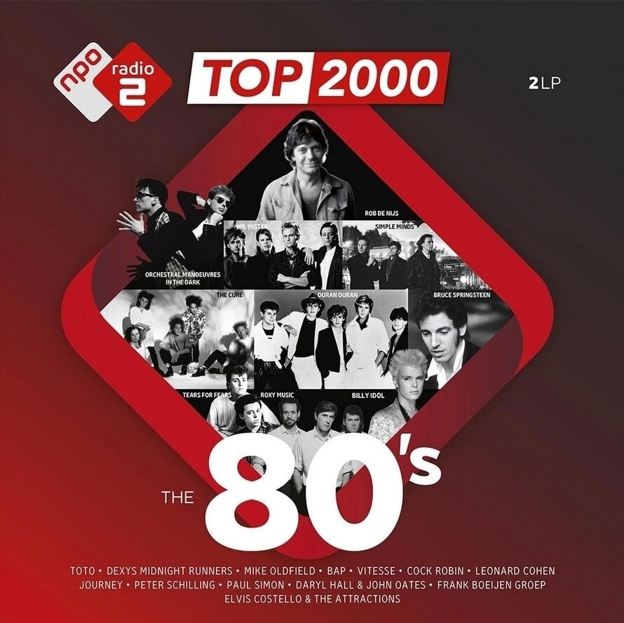 Disque vinyle Various Artists - Top 2000 - The 80's (Coke Bottle Coloured) (180 g) (2 LP)