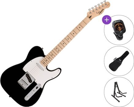 E-Gitarre Fender Squier Sonic Telecaster MN SET Black E-Gitarre - 1