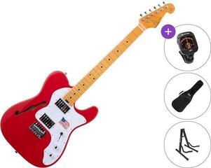 Električna gitara SX SEA2PH SET Rosso Corsa Red Električna gitara