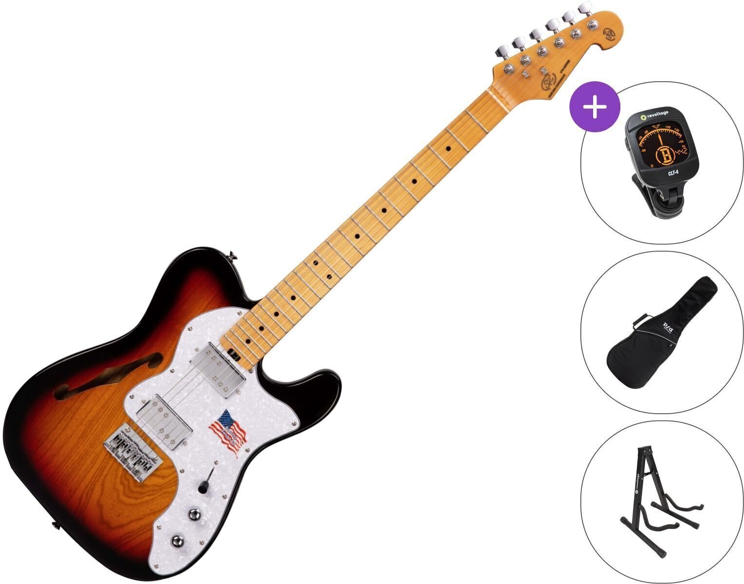 Električna gitara SX SEA2PH SET 3-Tone Sunburst Električna gitara