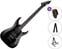 Elektrisk guitar ESP LTD MH-10KIT SET Black Elektrisk guitar