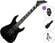 Jackson JS1X Dinky Minion AH FB SET Black E-Gitarre