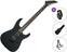 Electric guitar Jackson JS12 Dinky AH SET Black Electric guitar
