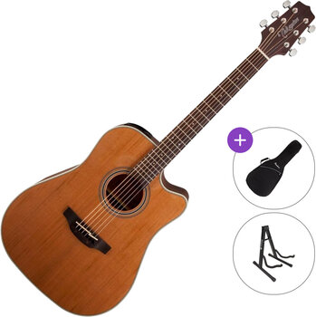 Dreadnought Elektro-Akustikgitarren Takamine GD20CE SET Natural Satin Dreadnought Elektro-Akustikgitarren - 1