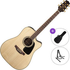 Dreadnought Elektro-Akustikgitarren Takamine GD51CE SET Natural Dreadnought Elektro-Akustikgitarren