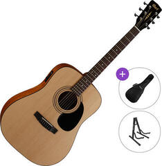 Elektro-akustična Dreadnought Cort AD810E SET Open Pore Elektro-akustična Dreadnought