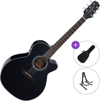 Jumbo elektro-akoestische gitaar Takamine GN30CE SET Black Jumbo elektro-akoestische gitaar - 1