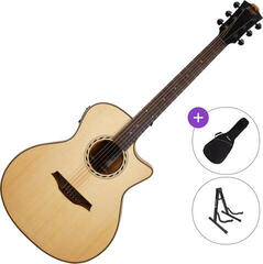 Електро-акустична китара Джъмбо Bromo BAT2CE SET Natural Електро-акустична китара Джъмбо