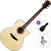 electro-acoustic guitar Bromo BAA2CE SET Natural electro-acoustic guitar