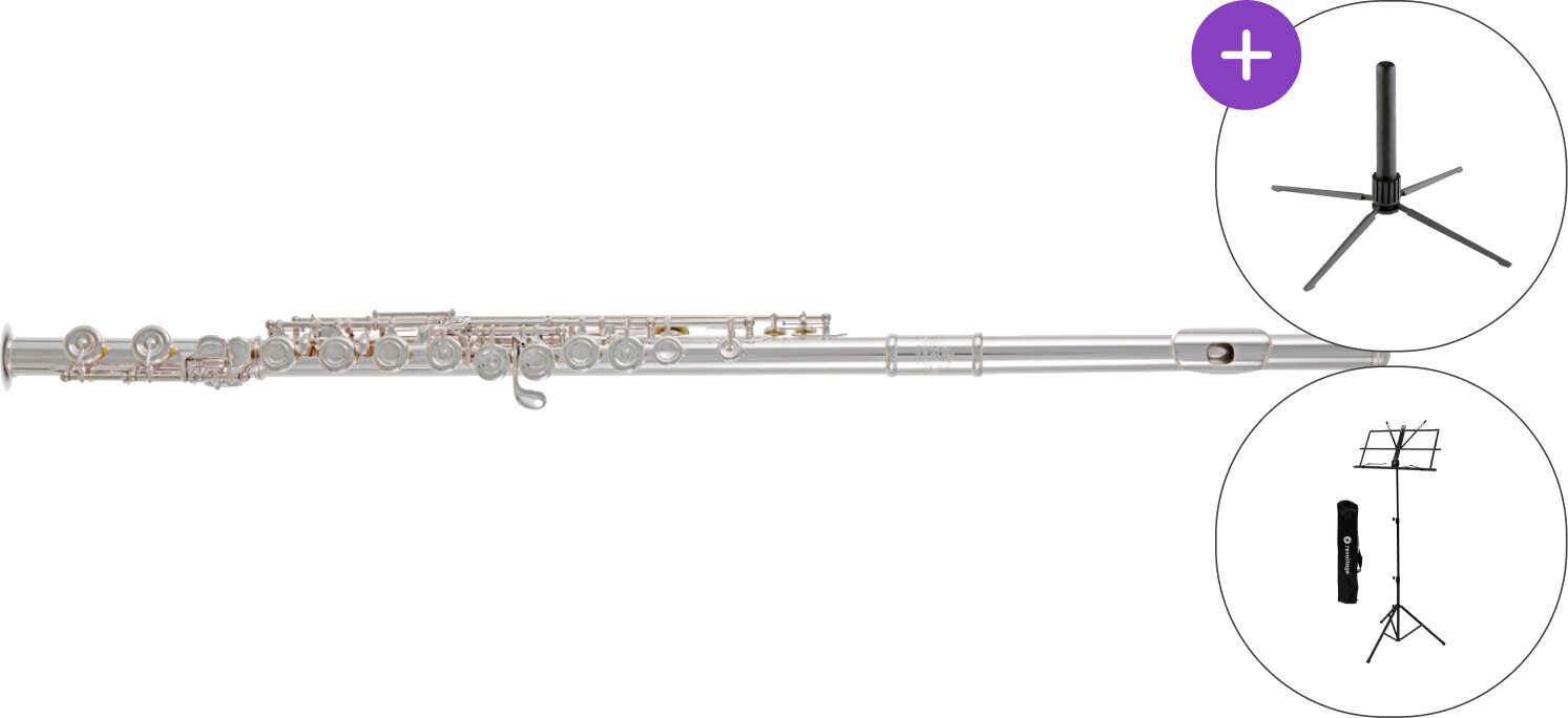 Koncertowy flet poprzeczny Roy Benson FL-602E SET Koncertowy flet poprzeczny
