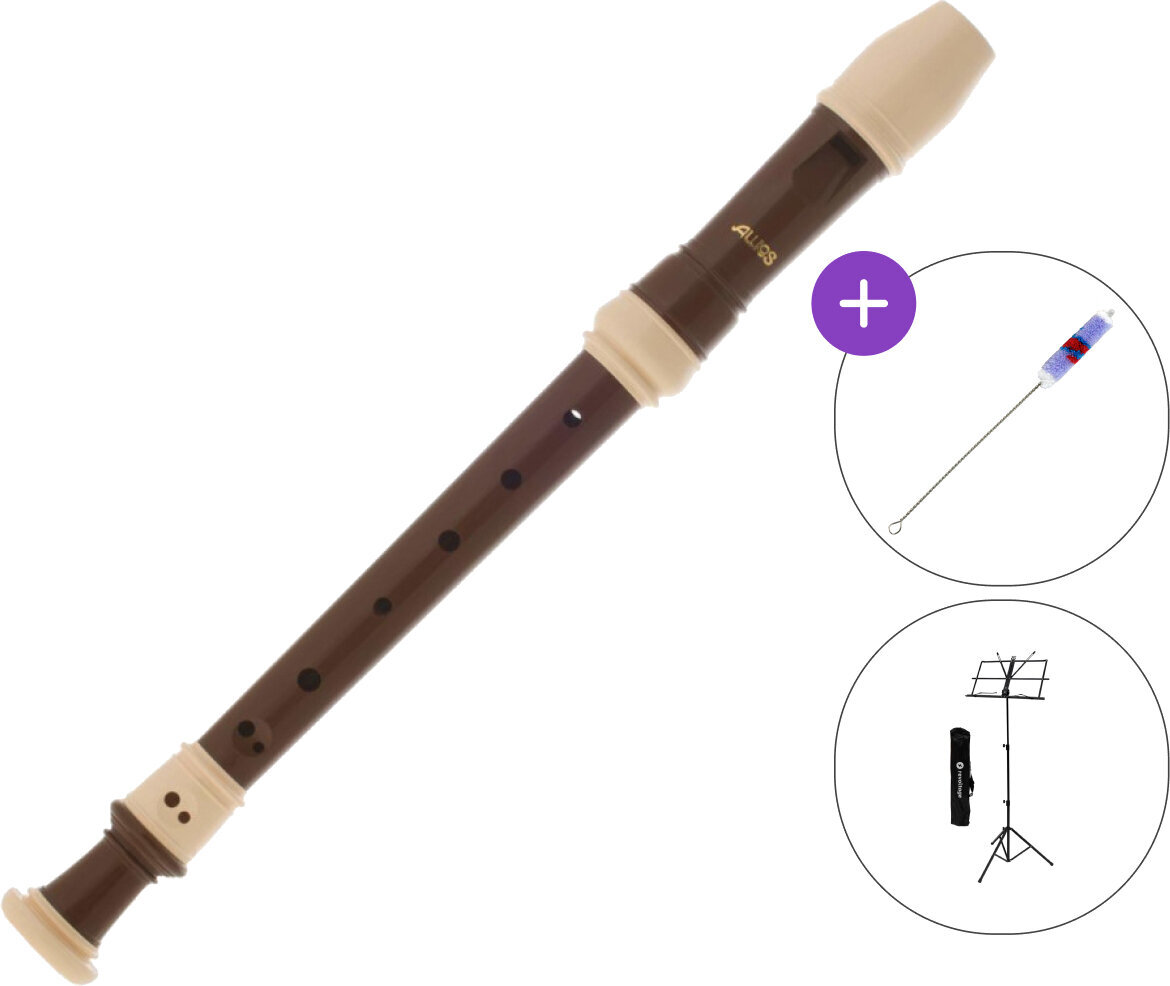 Flet prosty sopranowy Aulos 105A Bel Canto SET Flet prosty sopranowy