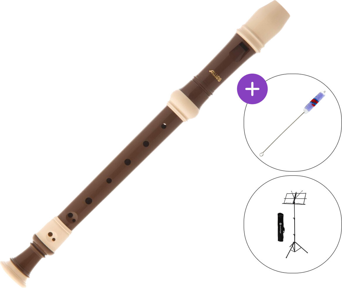 Flet prosty sopranowy Aulos 703B SET Flet prosty sopranowy