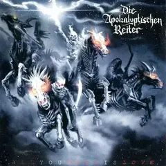 LP Die Apokalyptischen Reiter - All You Need Is Love (Anniversary Edition) (Gatefold Sleeve) (Reissue) (Red Coloured) (LP)