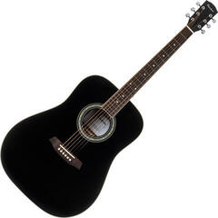 Dreadnought Guitar Pasadena PD-350 Black Dreadnought Guitar