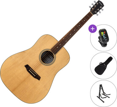 Akustikgitarre Pasadena PD-250 Open Pore SET Natural Akustikgitarre - 1