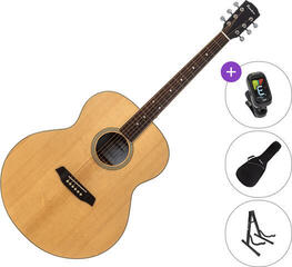 Jumbo Guitar Pasadena PJ-250 Open Pore SET Natural Jumbo Guitar