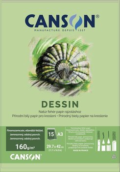 Bloc de dibujo Canson Dessin Bloc de dibujo 15 A3 160 g - 1