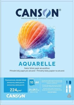 Schetsboek Canson Aquarelle Schetsboek 10 A4 224 g - 1