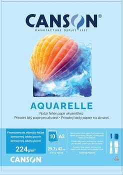 Blok za skiciranje Canson Aquarelle Скетцхбоок 10 A3 224 g - 1