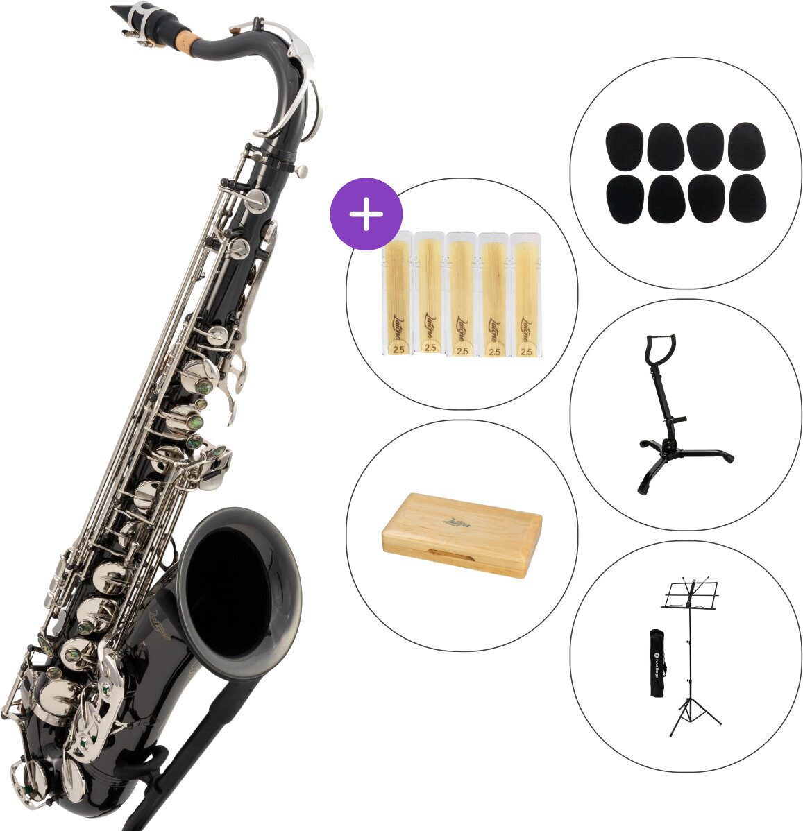 Tenor Saxophone Latone LTS 600 Black Majesty SET Tenor Saxophone