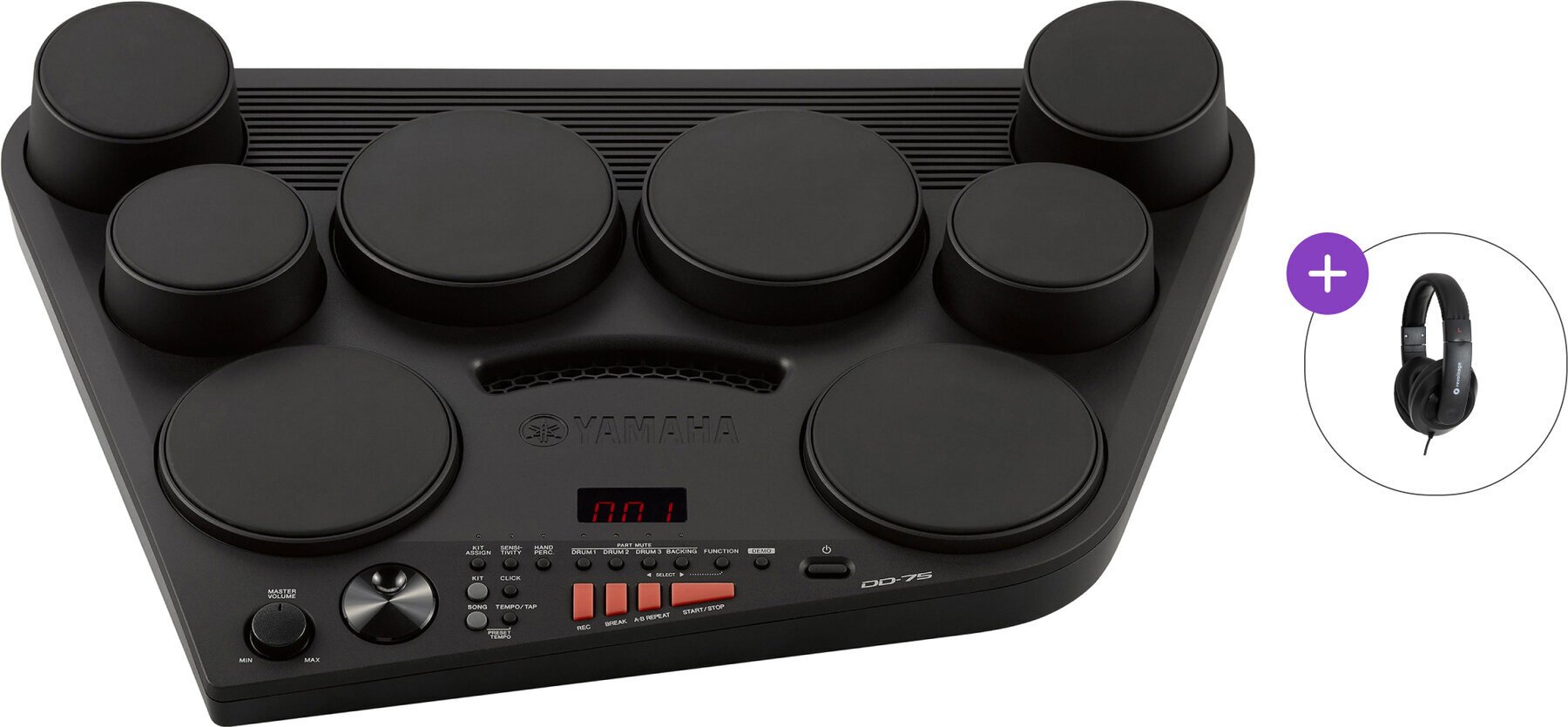 Kompaktan električni bubanj Yamaha DD-75 SET Kompaktan električni bubanj