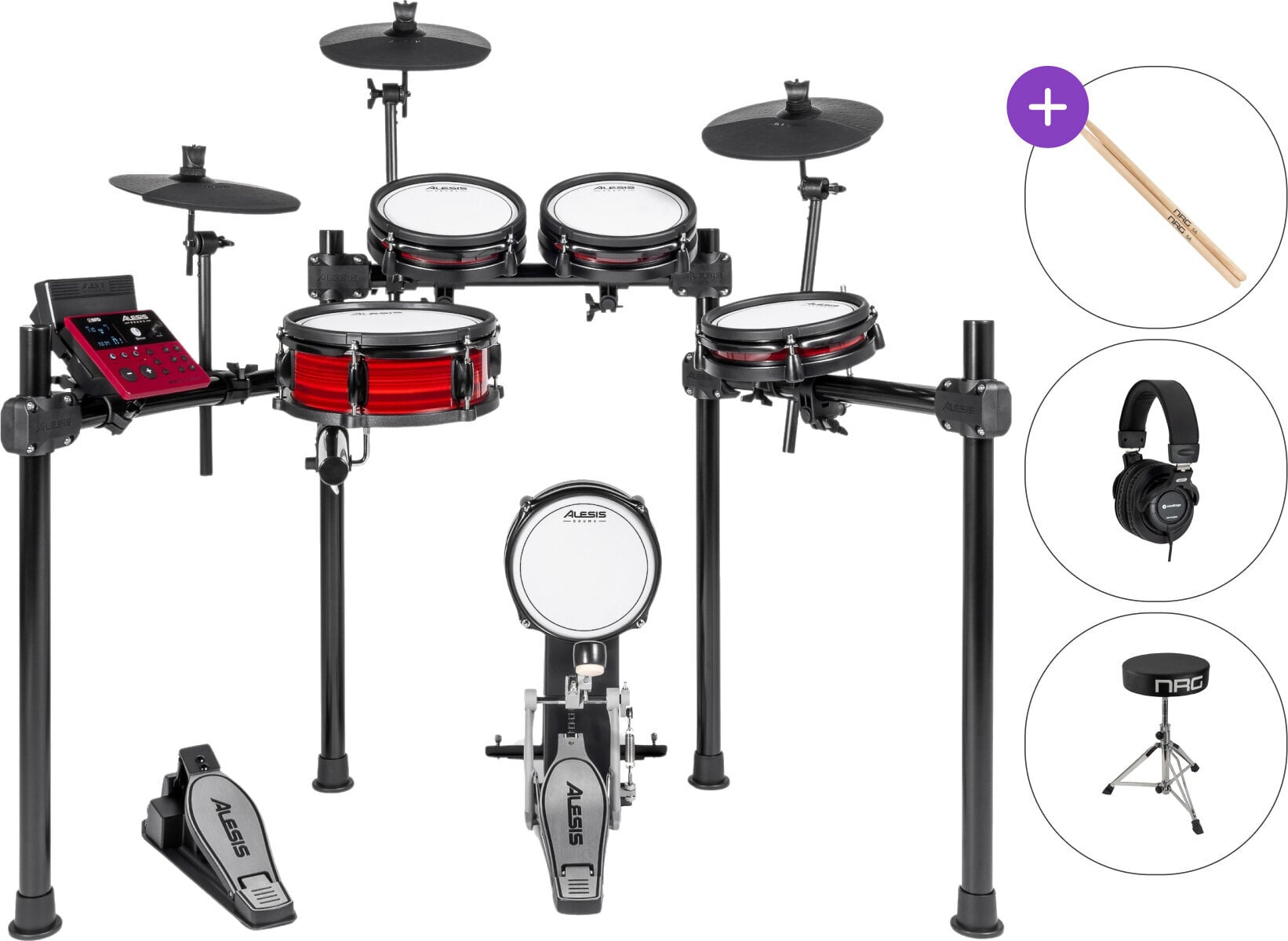 Elektroninis būgnų komplektas Alesis Nitro Pro Kit SET