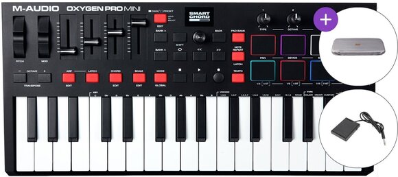 Klawiatury sterujące 32-37 klawiszy M-Audio Oxygen Pro Mini SET Klawiatury sterujące 32-37 klawiszy - 1