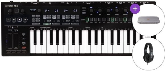 Klawiatury sterujące 32-37 klawiszy Arturia KeyStep Pro Chroma SET Klawiatury sterujące 32-37 klawiszy Chroma - 1