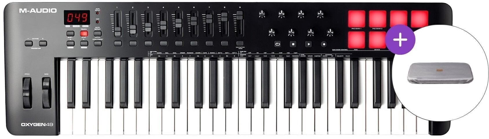 Миди клавиатура M-Audio Oxygen 49 MKV SET Миди клавиатура