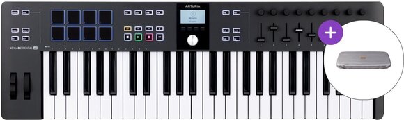 MIDI-Keyboard Arturia KeyLab Essential 49 mk3 SET MIDI-Keyboard Black - 1