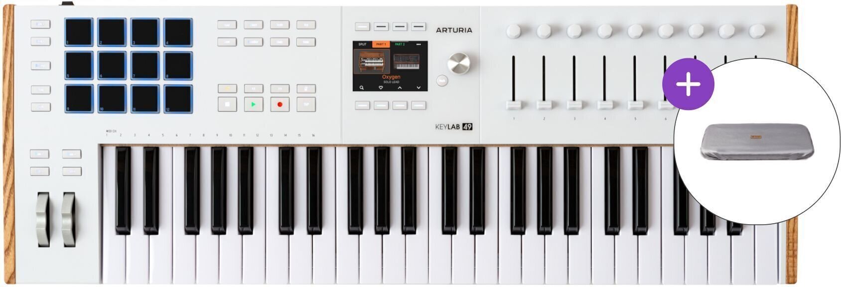 Миди клавиатура Arturia KeyLab 49 mk3 SET Миди клавиатура White