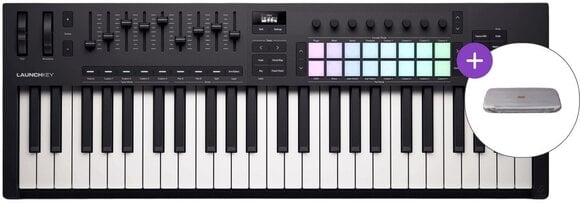 MIDI-Keyboard Novation Launchkey 49 MK4 SET MIDI-Keyboard Black - 1