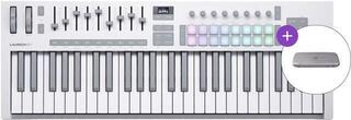 Миди клавиатура Novation Launchkey 49 MK4 SET Миди клавиатура White