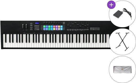 MIDI-Keyboard Novation Launchkey 88 MK3 SET MIDI-Keyboard Black - 1