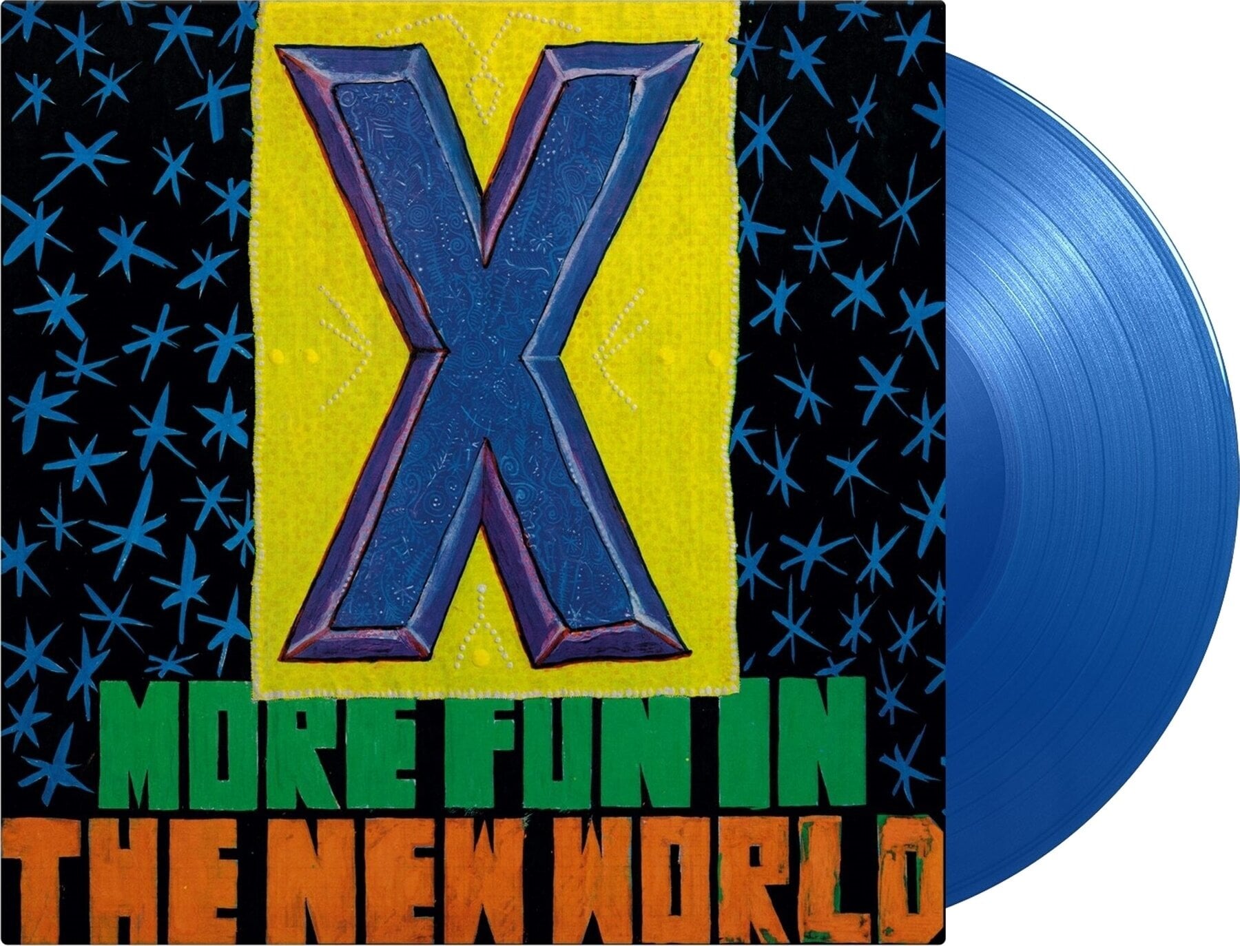 LP ploča X - More Fun In The New World (Limited Edition) (Reissue) (Blue Translucent Coloured) (LP)