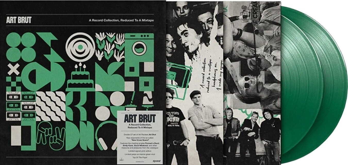 LP ploča Art Brut - A Record Collection, Reduced To A Mixtape (Limited Edition) (Green Coloured) (2 LP)