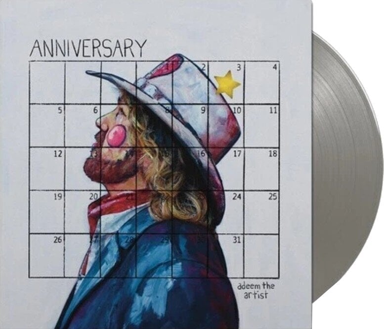 LP ploča Adeem The Artist - Anniversary (Metallic Silver Coloured) (LP)