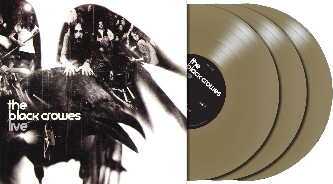 LP ploča The Black Crowes - Live (Limited Edition) (Reissue) (Gold Metallic Coloured) (3 LP)