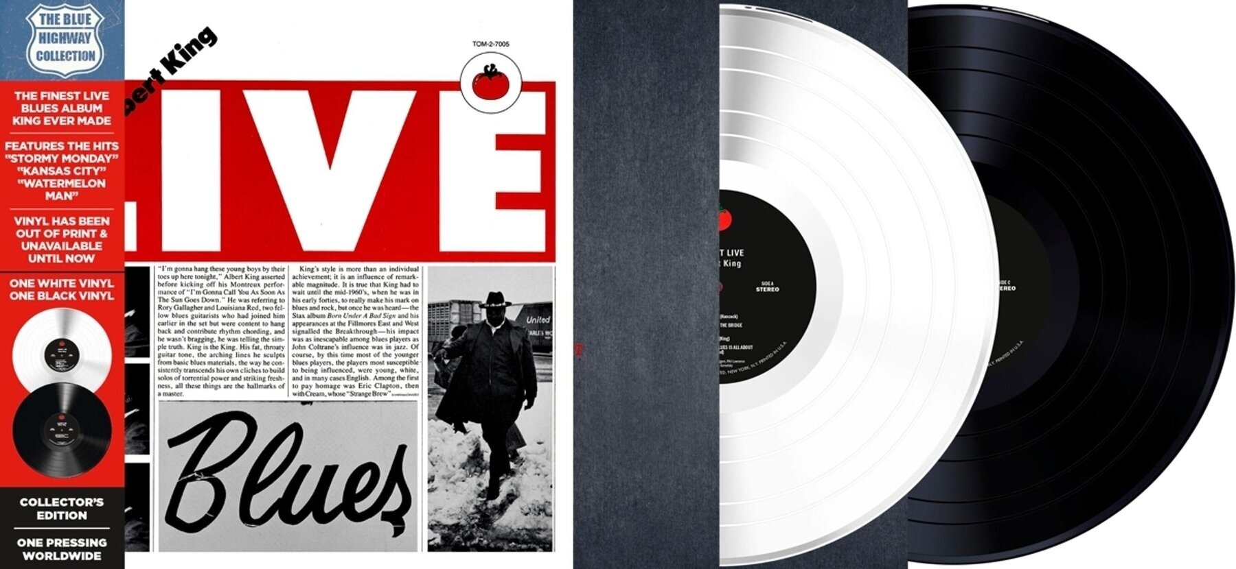 Schallplatte Albert King - Albert Live (Limited Edition) (Remastered) (White Coloured) (2 LP)