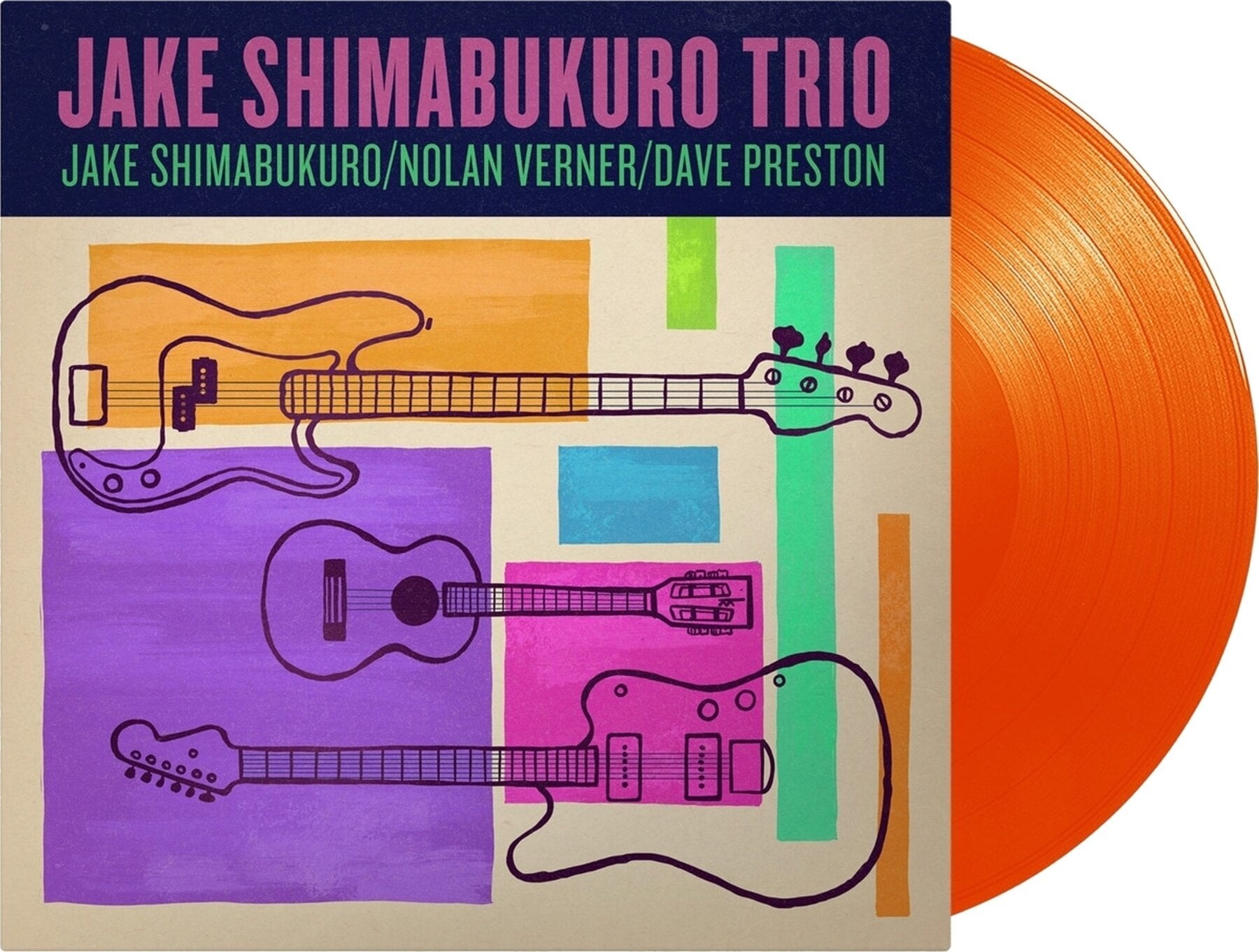 Disc de vinil Jake Shimabukuro - Jake Shimabukuro Trio (Orange Coloured) (LP)
