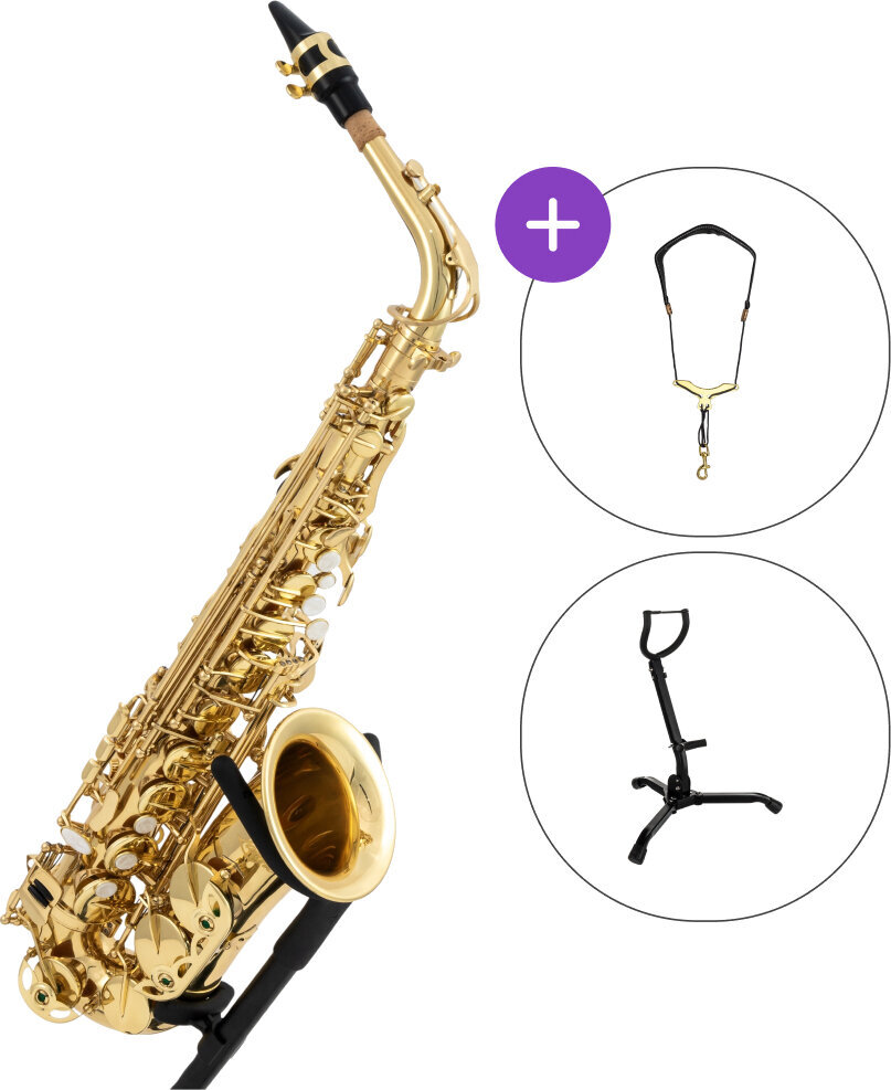 Altsaksofon Latone LAS 600 Classic Gold SET 2 Altsaksofon