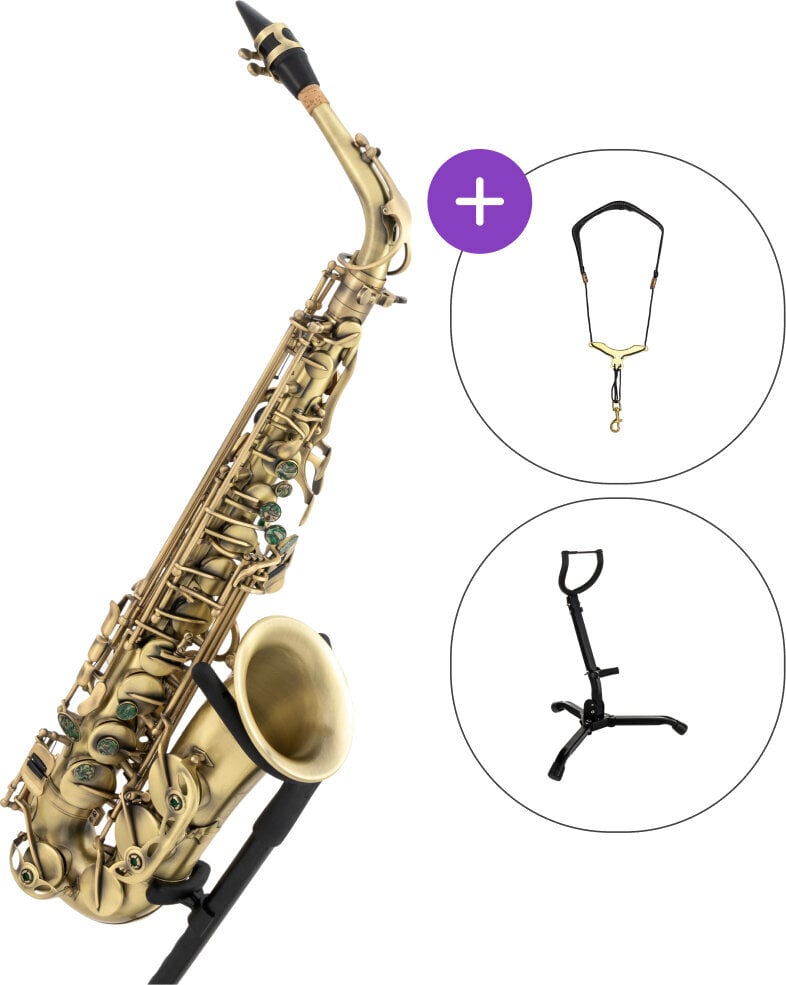 Alto saxophone Latone LAS 600 Vintage Patina SET 2 Alto saxophone