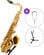 Latone LTS 600 Classic Gold SET 2 Tenorový saxofon