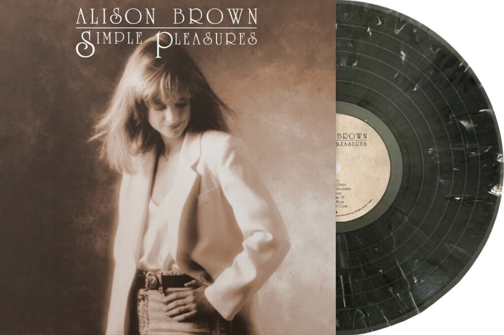 Disc de vinil Alison Brown - Simple Pleasures (Remixed And Remastered) (Black & White Swirl Coloured) (LP)
