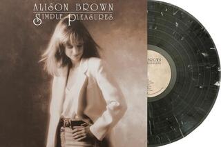 Vinyl Record Alison Brown - Simple Pleasures (Remixed And Remastered) (Black & White Swirl Coloured) (LP)