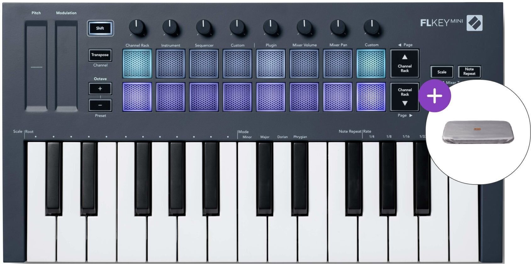 MIDI-Keyboard Novation FLkey Mini SET MIDI-Keyboard