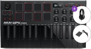 Миди клавиатура Akai MPK mini MK3 SET Black Миди клавиатура