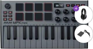 Миди клавиатура Akai MPK mini MK3 SET Grey Миди клавиатура