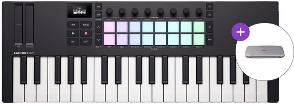Klawiatury sterujące 32-37 klawiszy Novation Launchkey Mini 37 MK4 SET 2 Klawiatury sterujące 32-37 klawiszy Black - 1