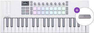 Master Keyboard Novation Launchkey Mini 37 MK4 SET 2 Master Keyboard White